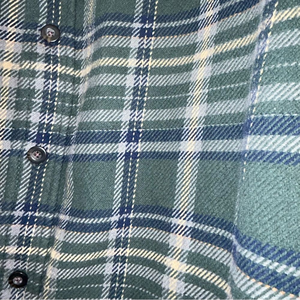 Woolrich Plaid Print Button Front Flannel Shirt Jacket Shacket - Picture 4 of 8